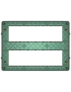 Vimar 14620 unterstützt 14 Module mit Schrauben der Plana-Serie